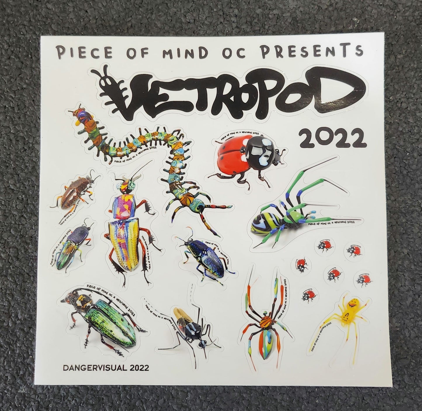 Vetropod x Piece of Mind OC Sticker Sheet