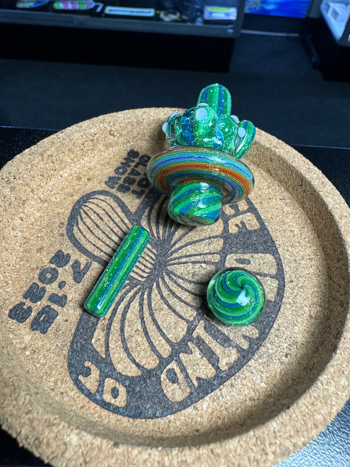 Darby Cactus Mushroom Slurper Set