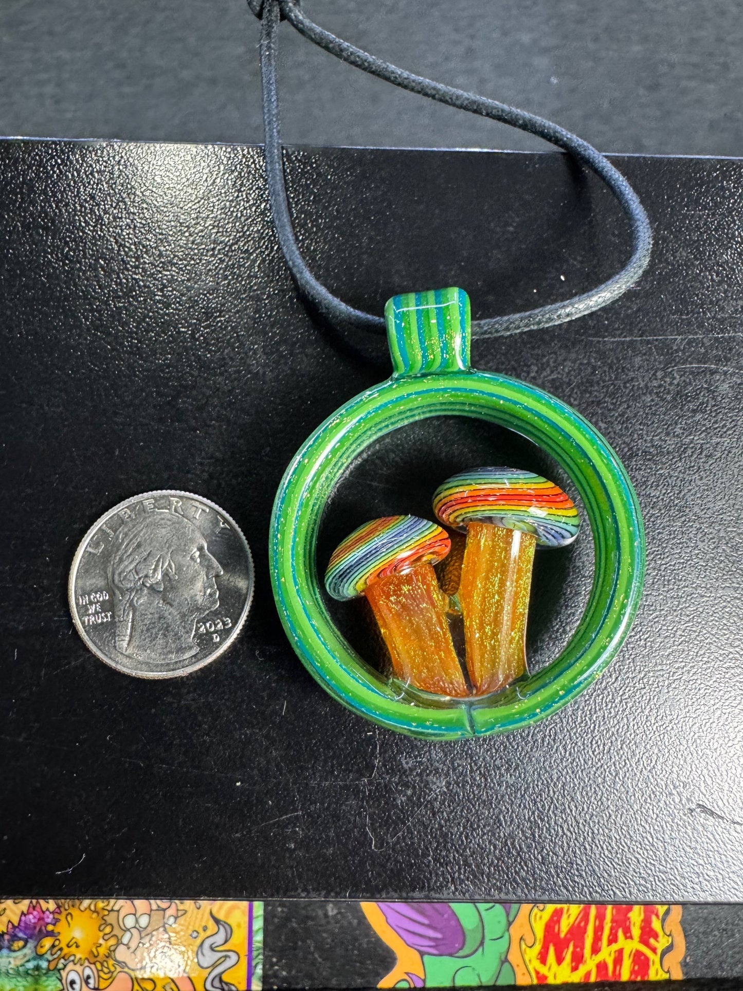 Darby Holm Solo Ring Mushroom Pendy
