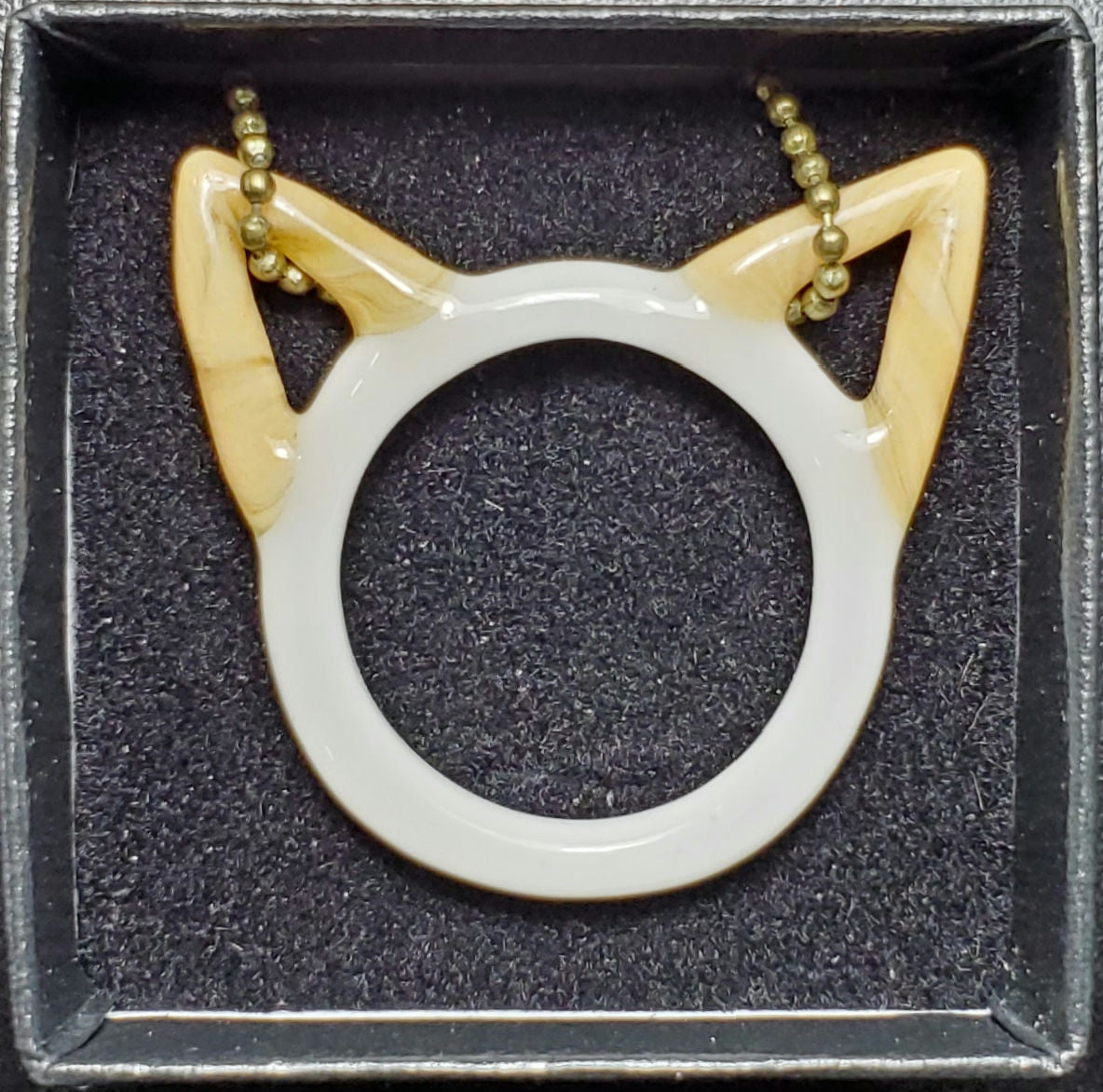 Spiller Woods Kitty Face Pendant