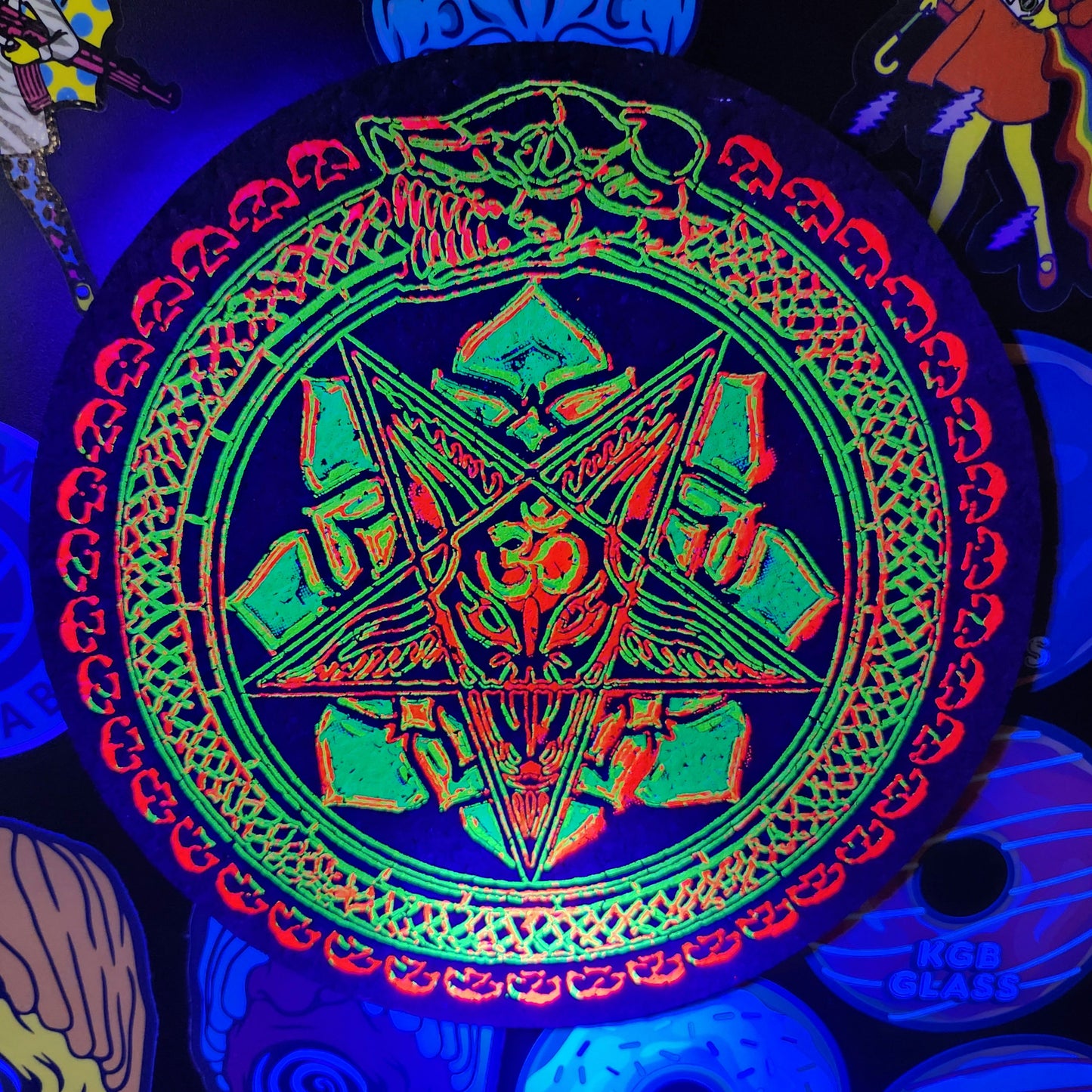 Dwreck UV Baphomet Lotus Moodmat