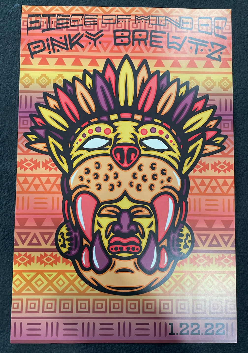 Pinky Brewtz x Piece of Mind OC Show Poster