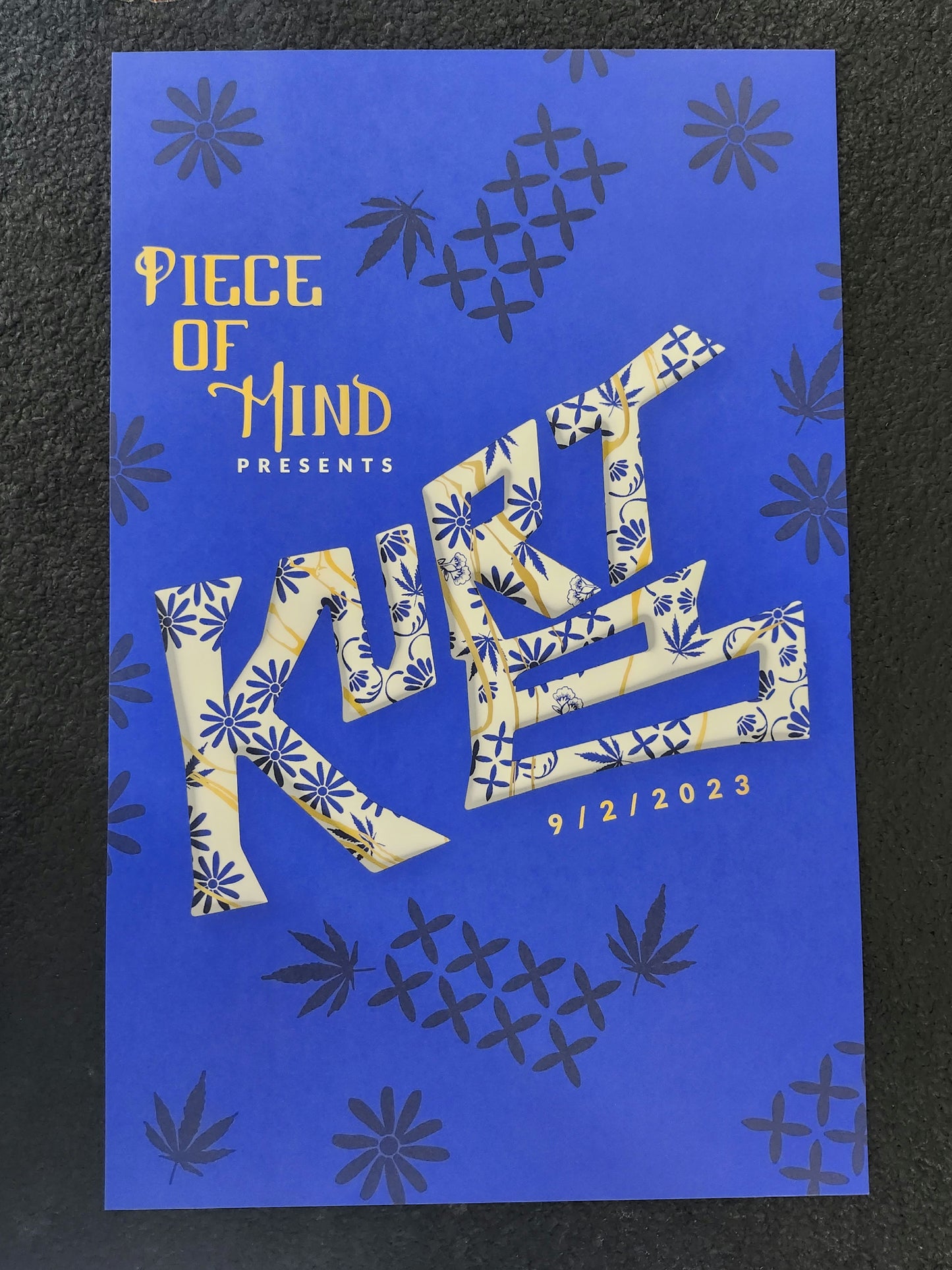 Kurt B x Piece of Mind OC Show Poster 2023