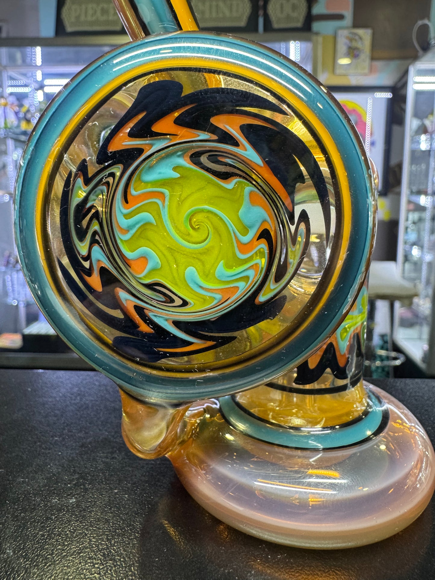 Slob Bubbler Cycler Orange 10mm Dewer