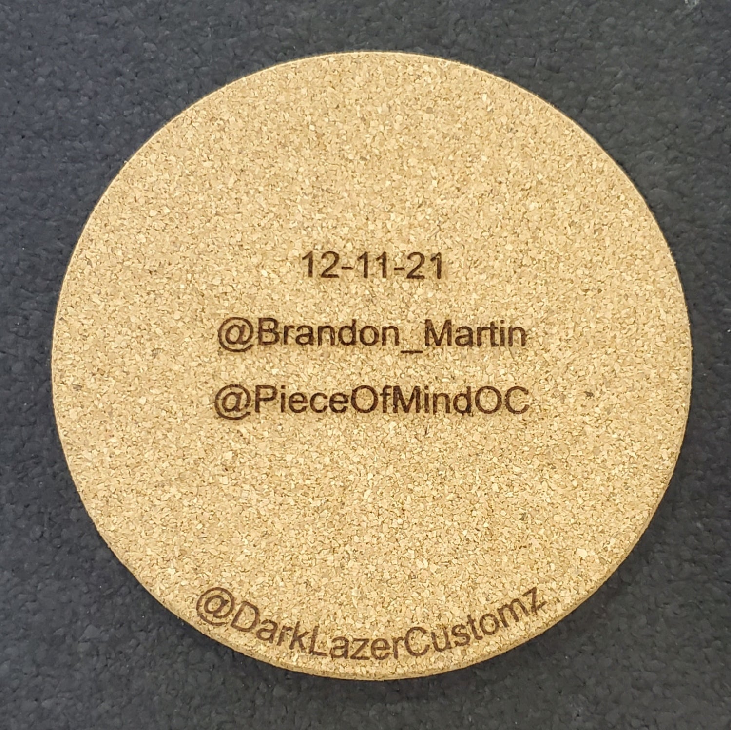 Brandon Martin x Piece of Mind OC  Cork Mat
