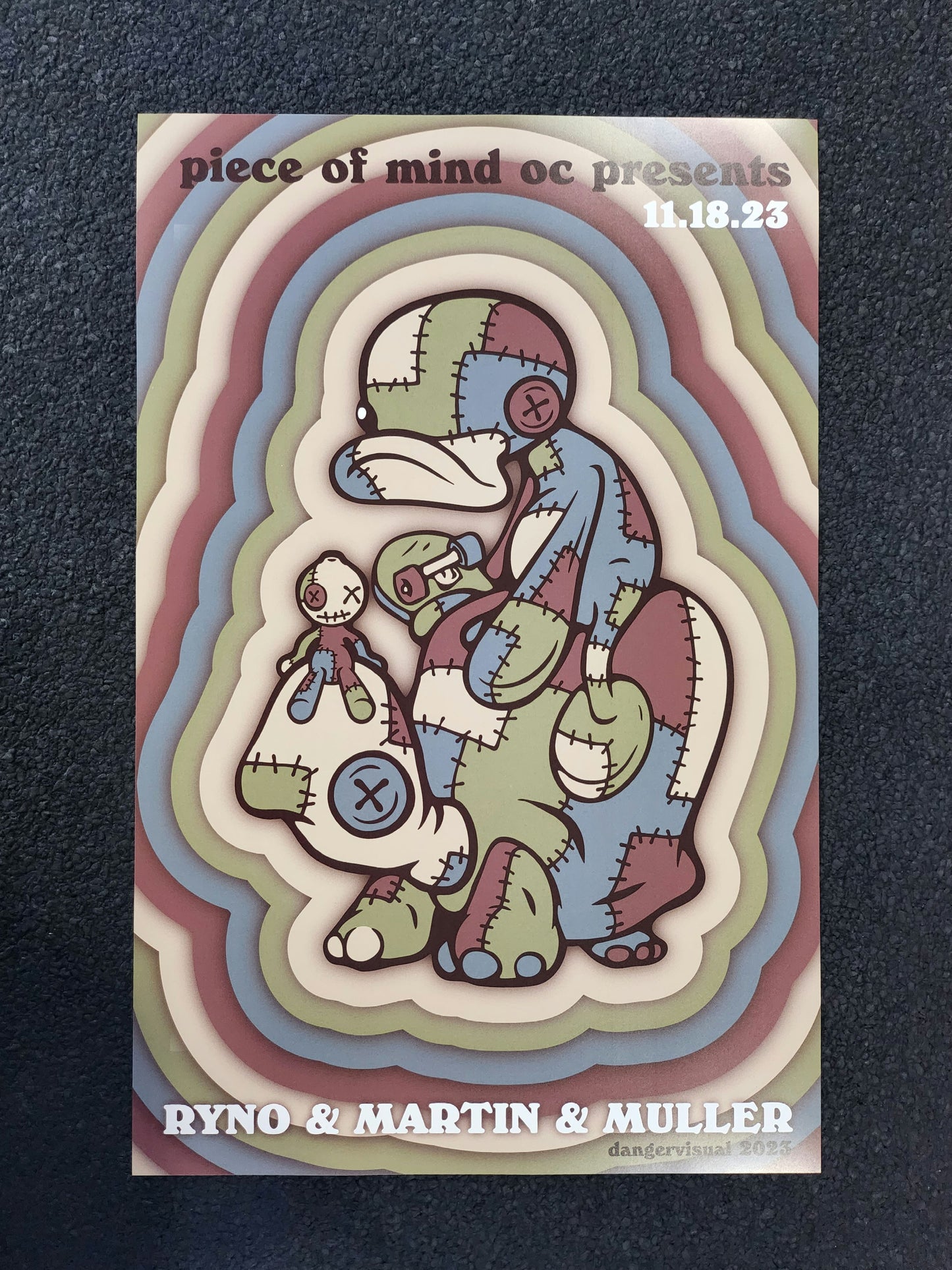 Ryno, Martin and Muller x Piece of Mind OC Poster 2023