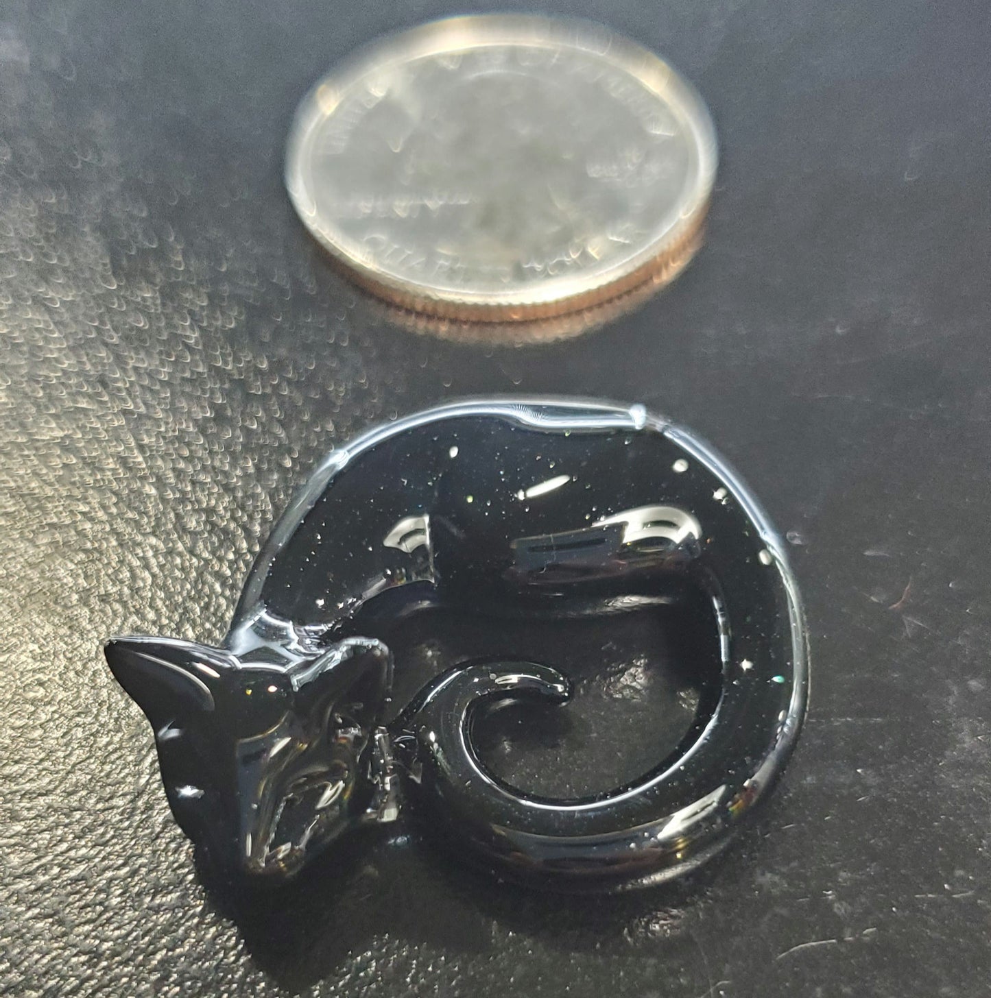 Spiller Woods Sleeping Kitty Pendant Galaxy Mini