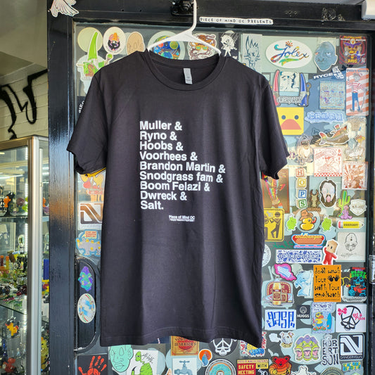 Snodgrass Temple Takeover Name List Tee Shirt 2023
