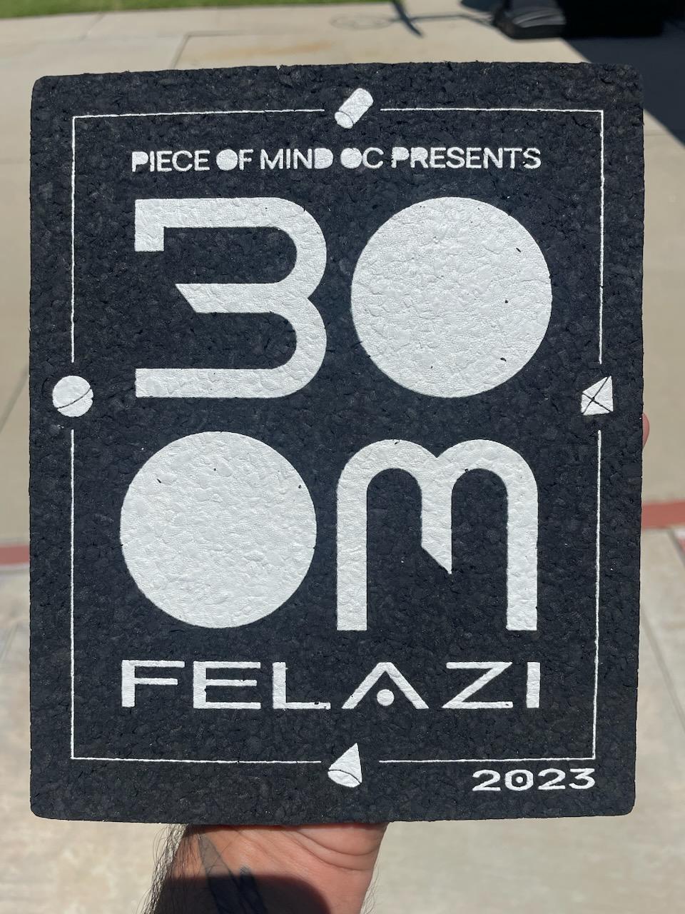 Boom Felazi x Piece of Mind OC Moodmat 2023