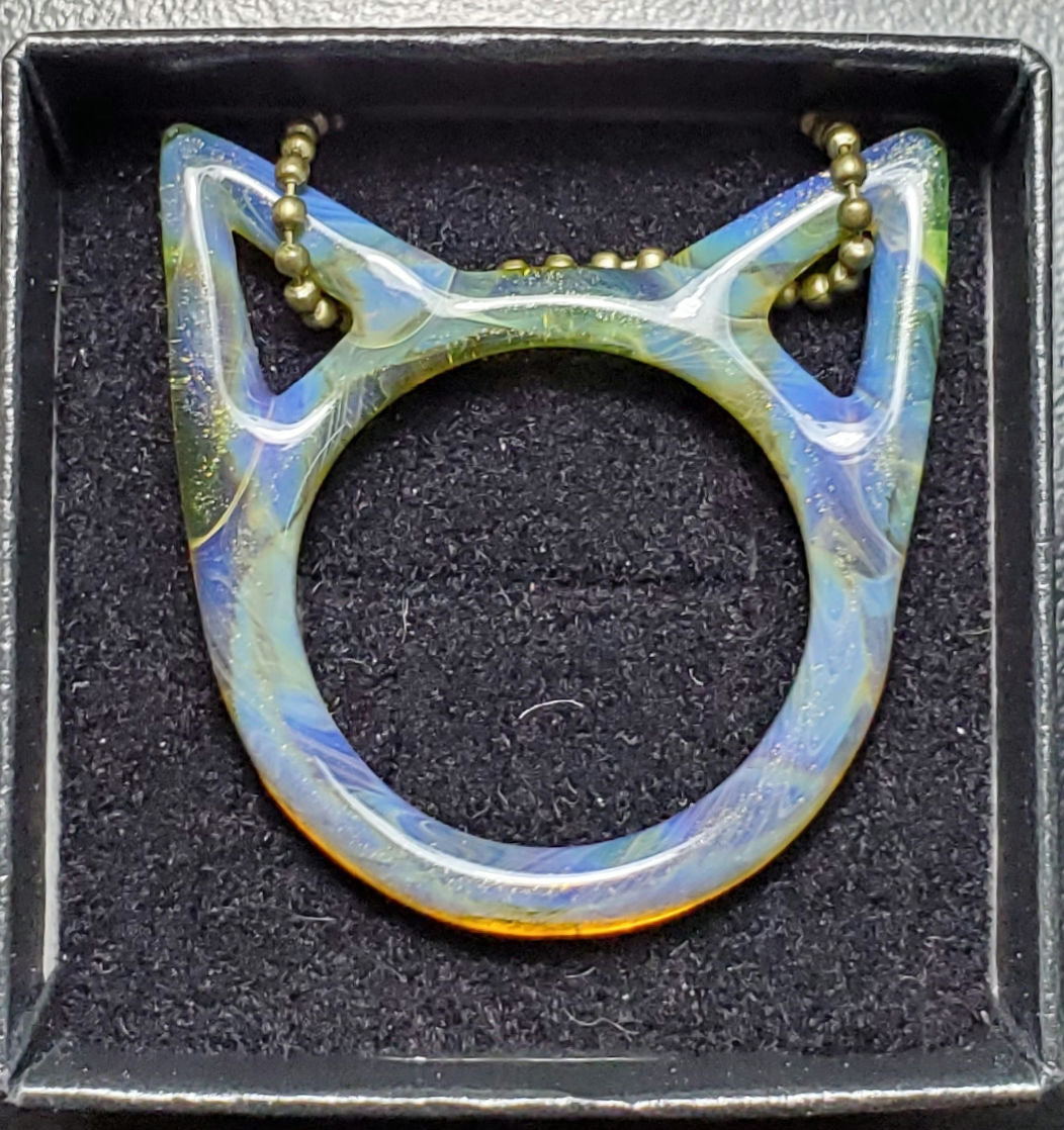 Spiller Woods Kitty Face Pendant