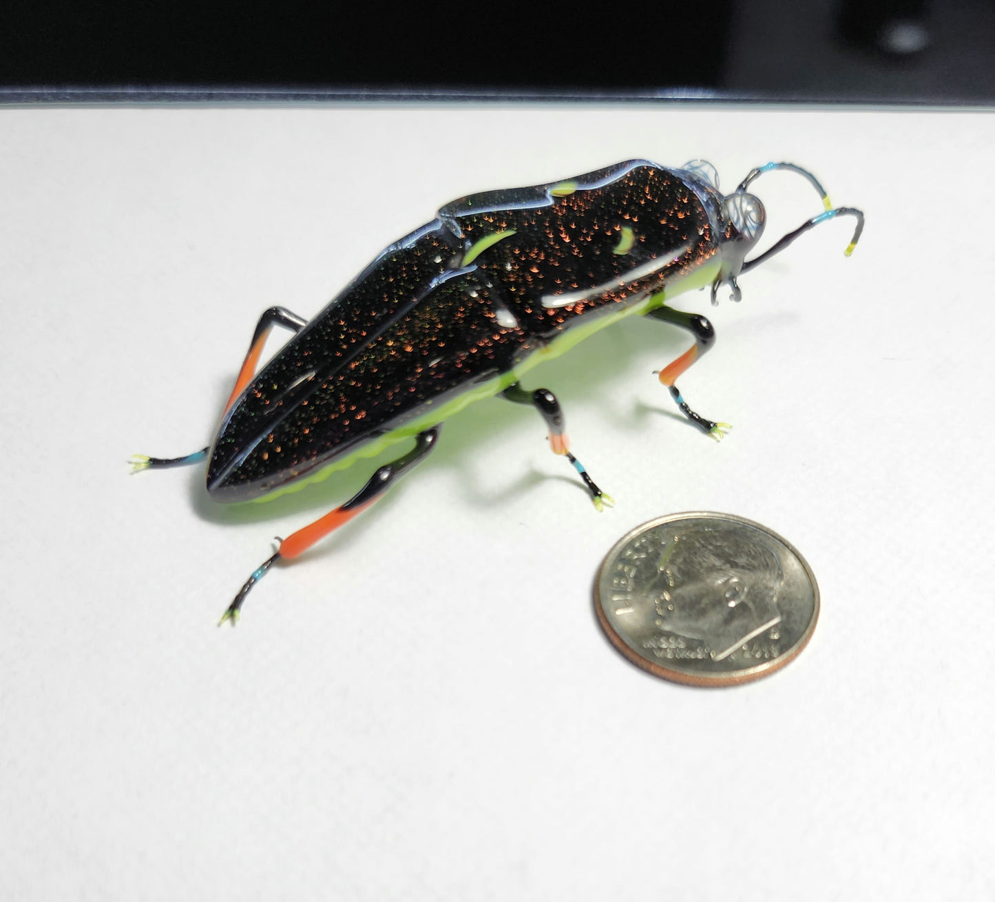 Vetropod Green Spotted Jewel Beetle