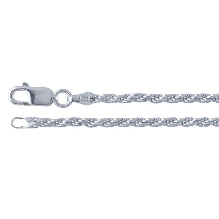 French Rope style Silver Chain