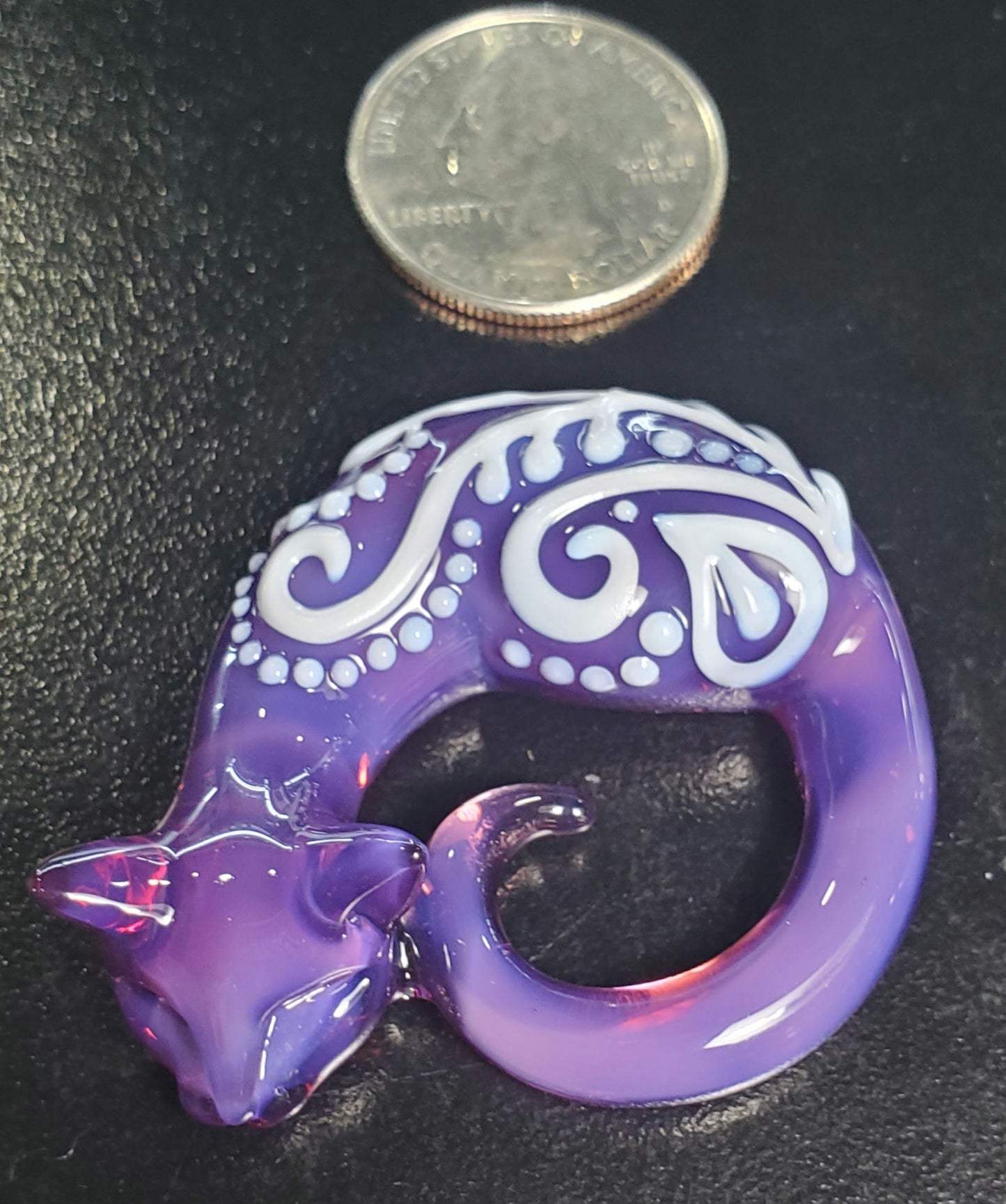 Spiller Woods Sleeping Kitty Pendant Stargazer Doodle