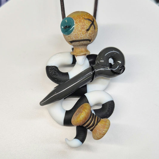 Niko Cray x Muller Snake Doll head Pendant