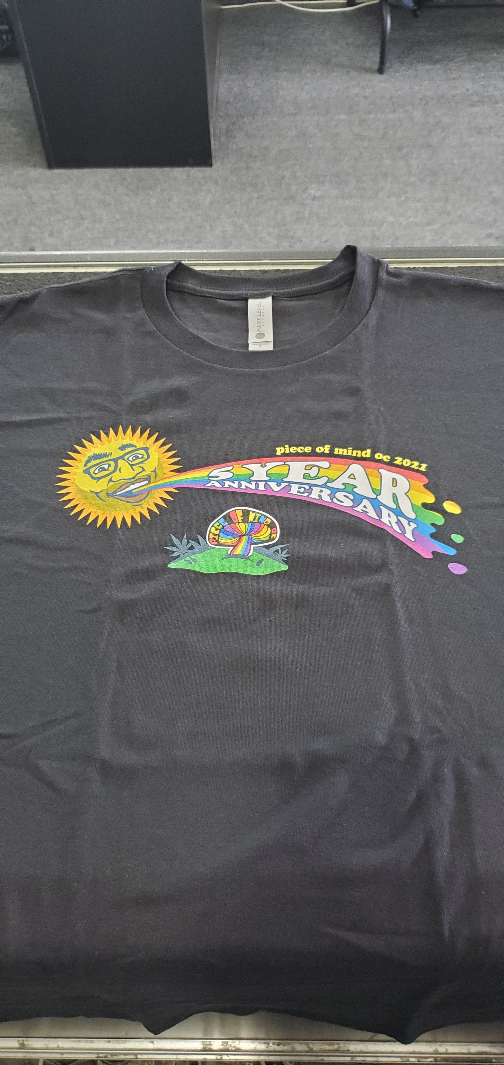 Piece of Mind OC 5 year Anniversary Tee Shirt