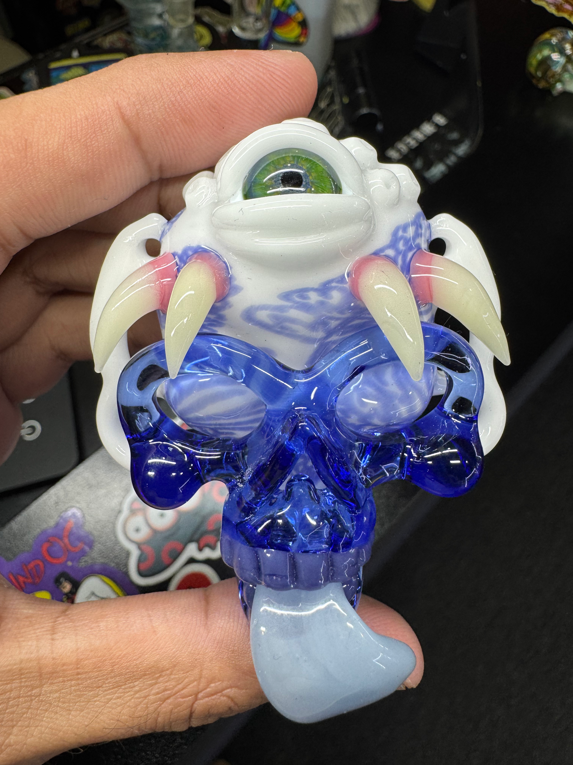 Hoobs x Salt x Kurt B Skull Face Pendant