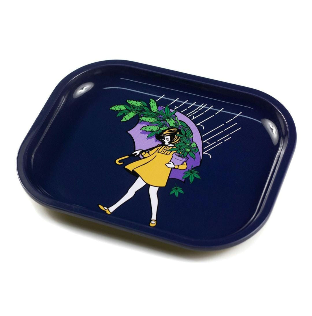Slinger Rolling Tray with Magnetic Lid