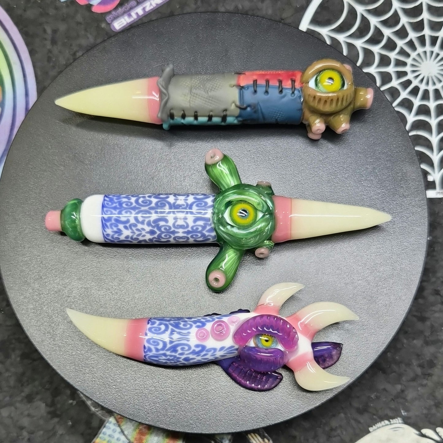 Salt Poker/Dab Tool collabs with Muller and Kurt B