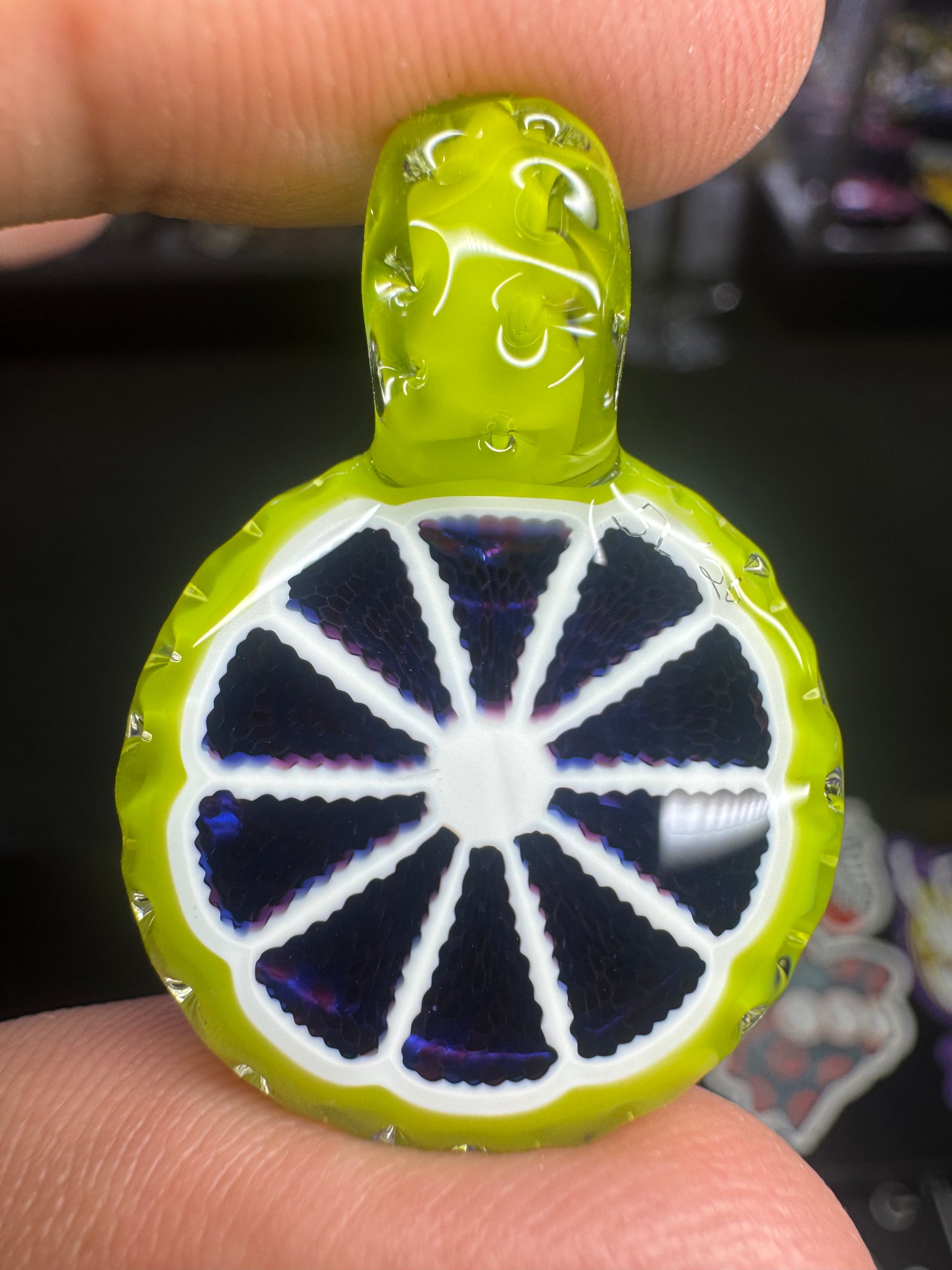 Lyons Small Cotton Candy Slice Pendy