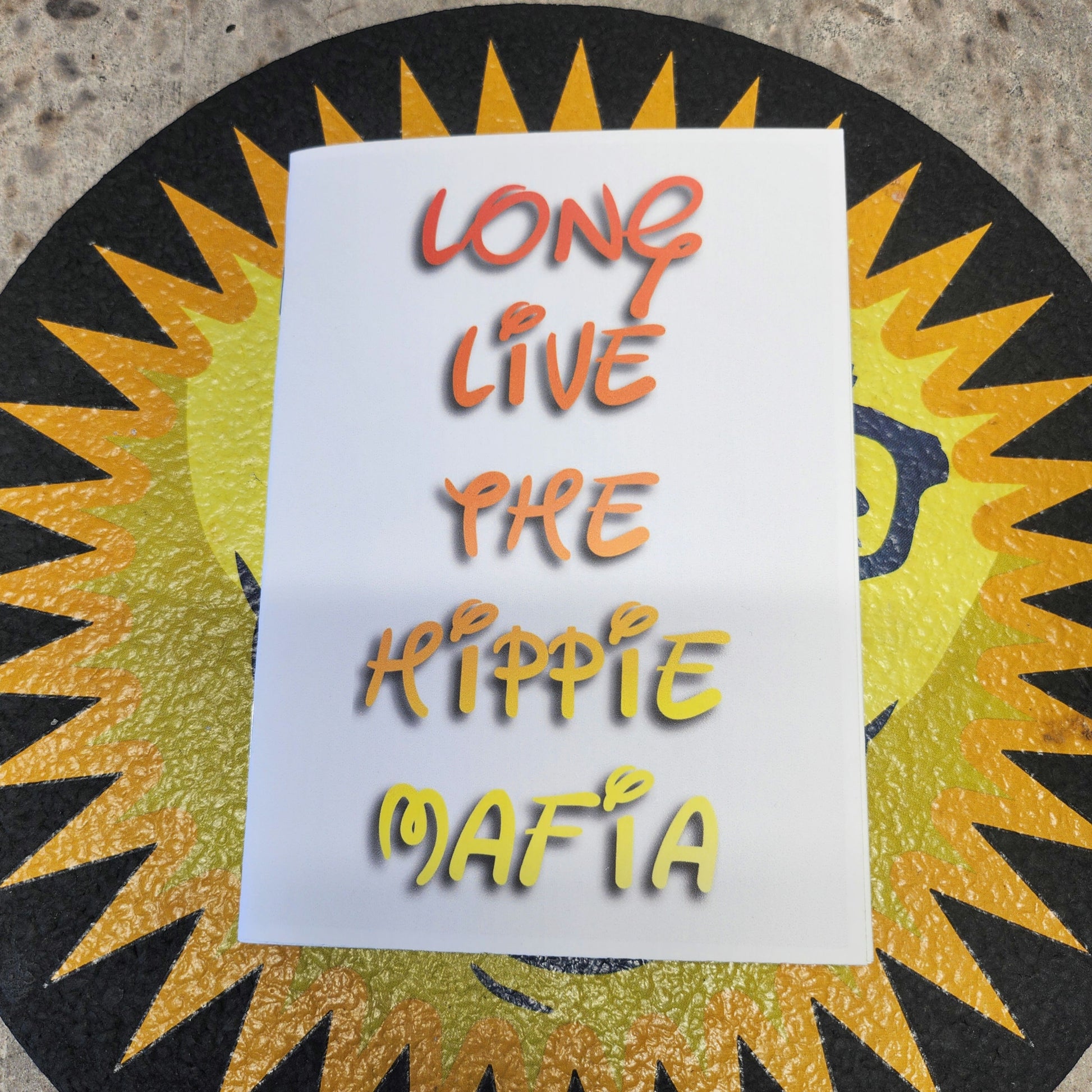 Long Live the Hippie Mafia Zine booklet by Lot Comedy Wookerson