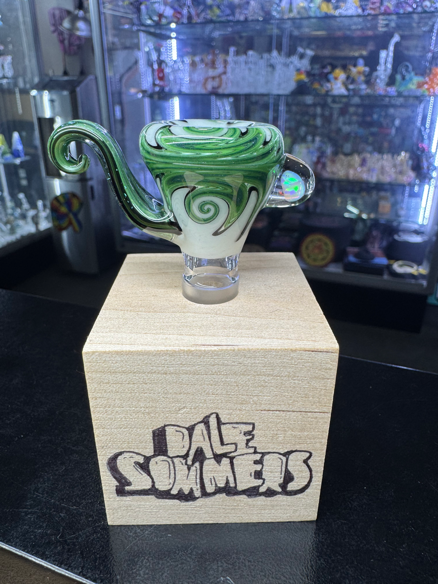 Dale Sommers 14mm - 1 Hole Green UV slide show