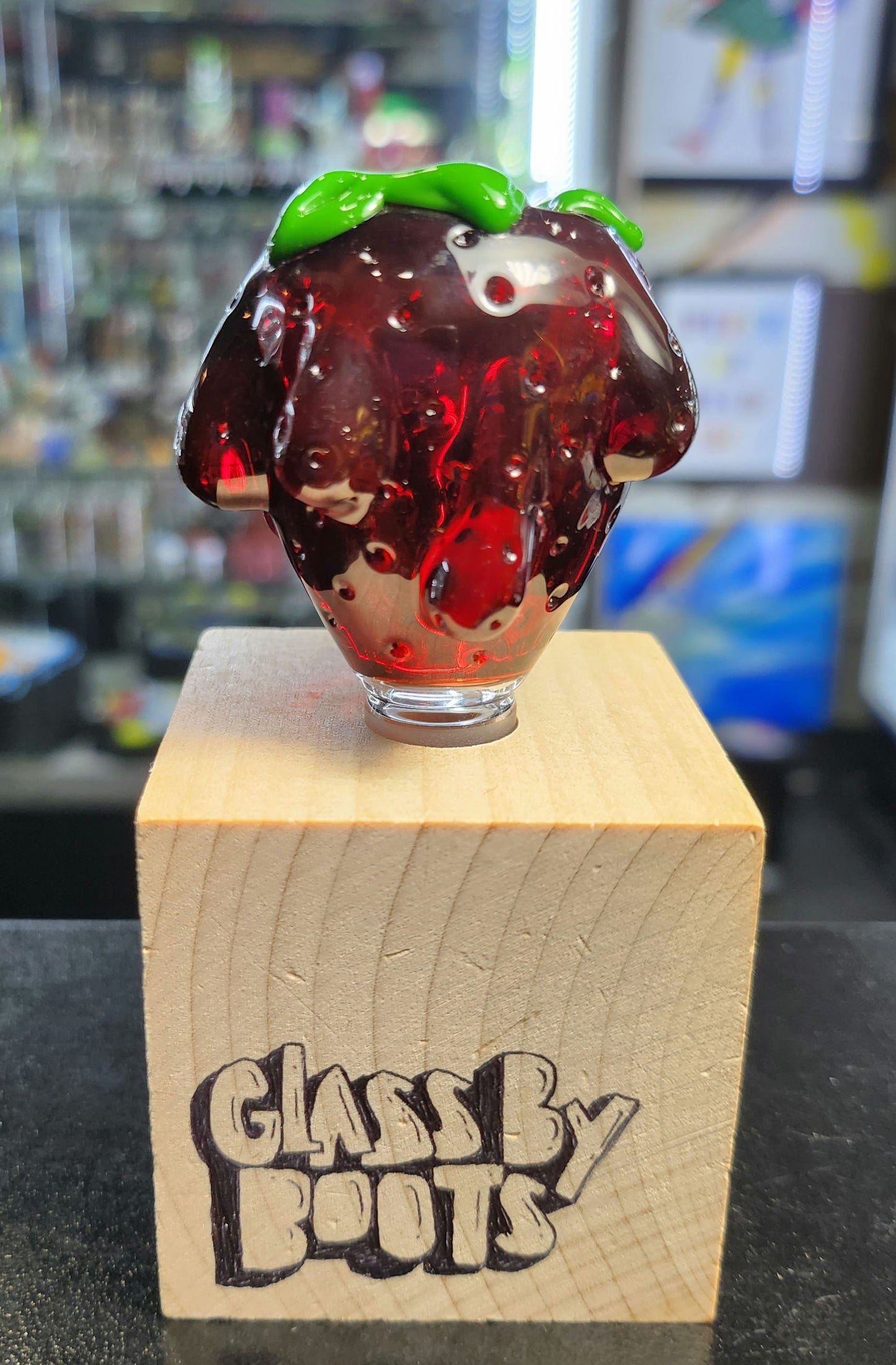 Glass by Boots Strawberry 14mm Slide Roozie's Slide Show 2022