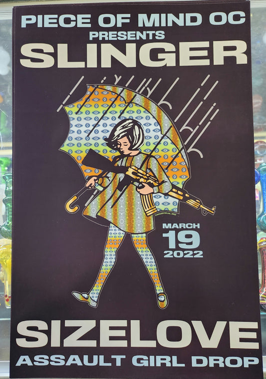 Slinger x Sizelove Show Poster 2022