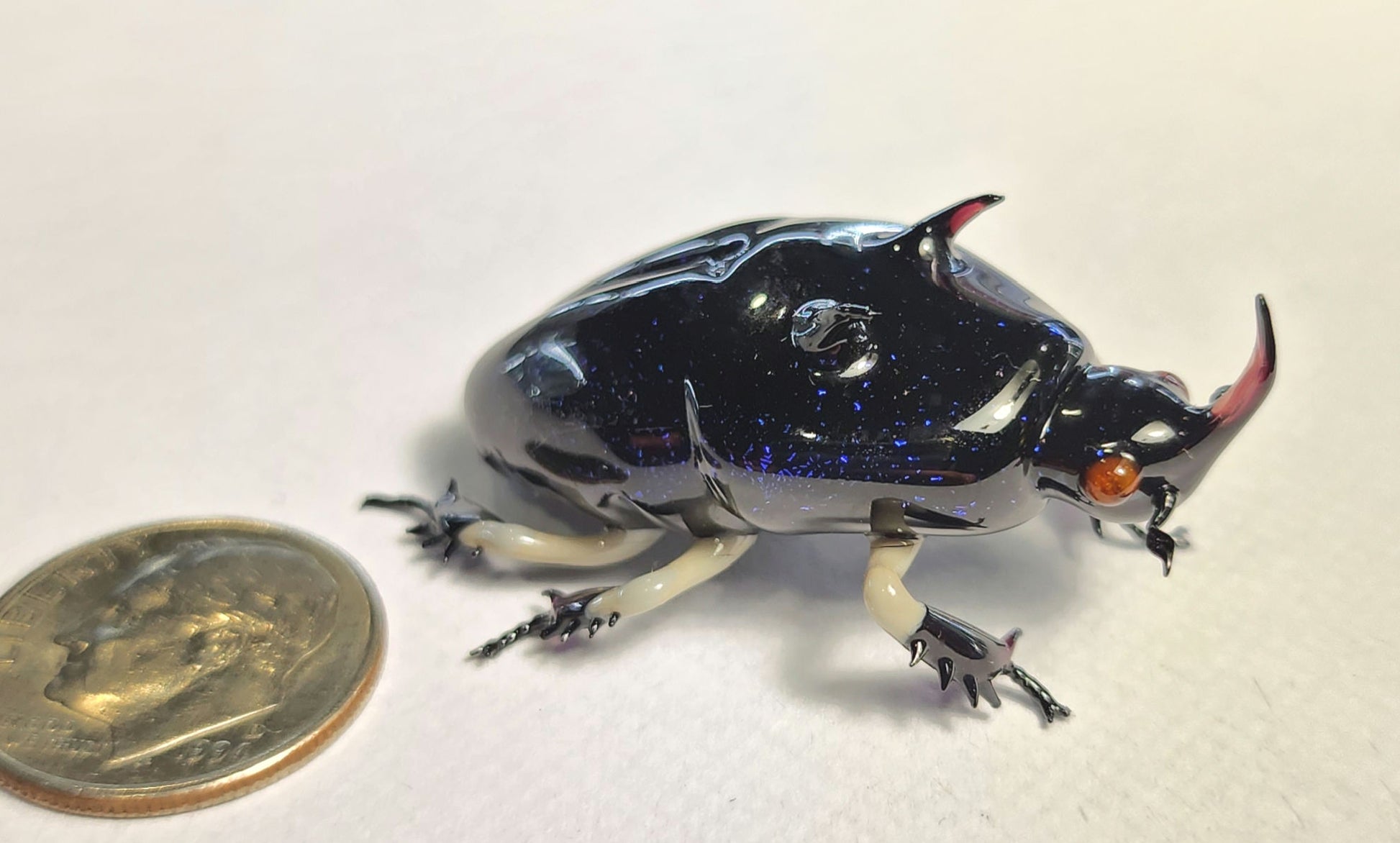 Vetropod Sapphire Rhino Beetle