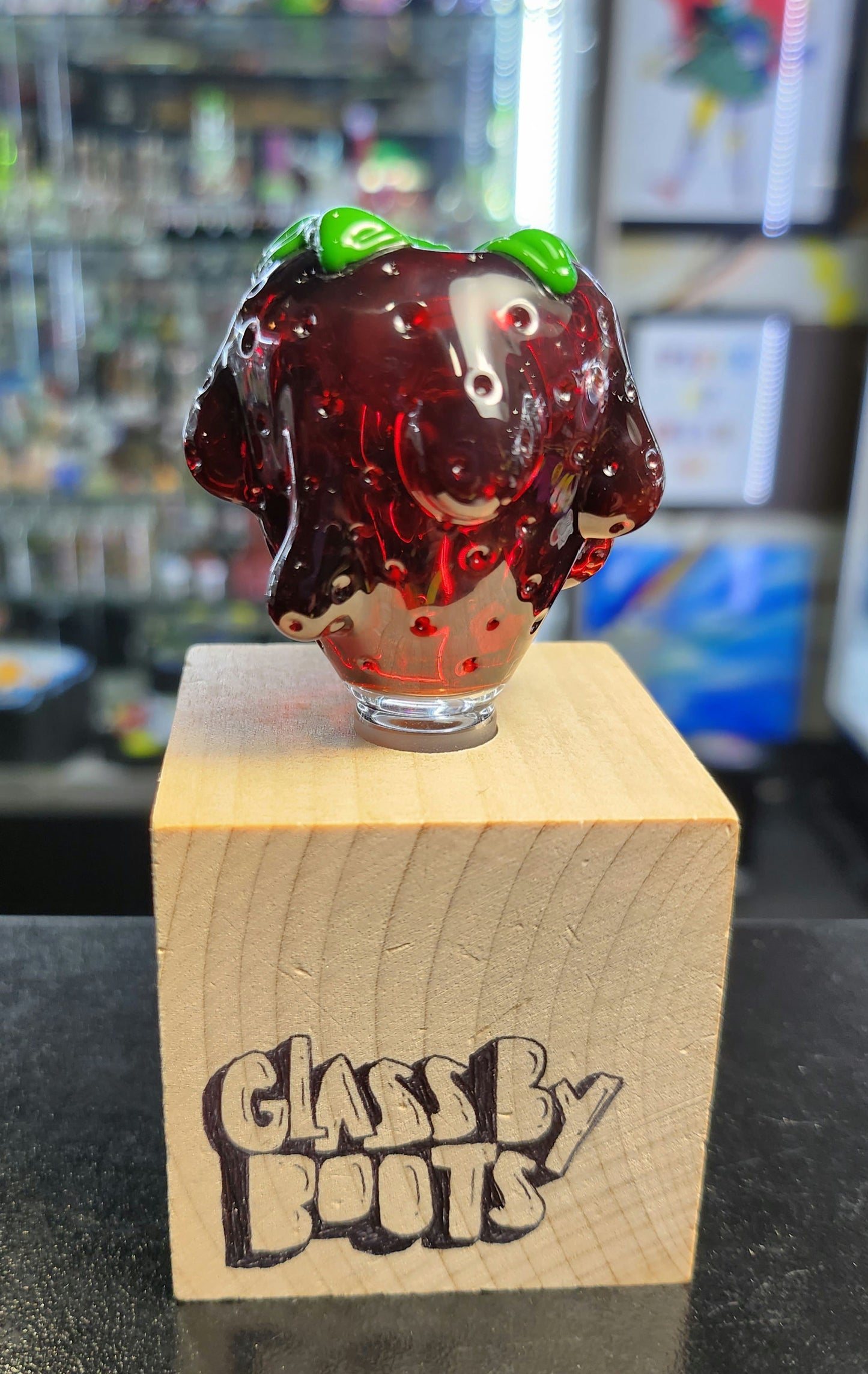 Glass by Boots Strawberry 14mm Slide Roozie's Slide Show 2022