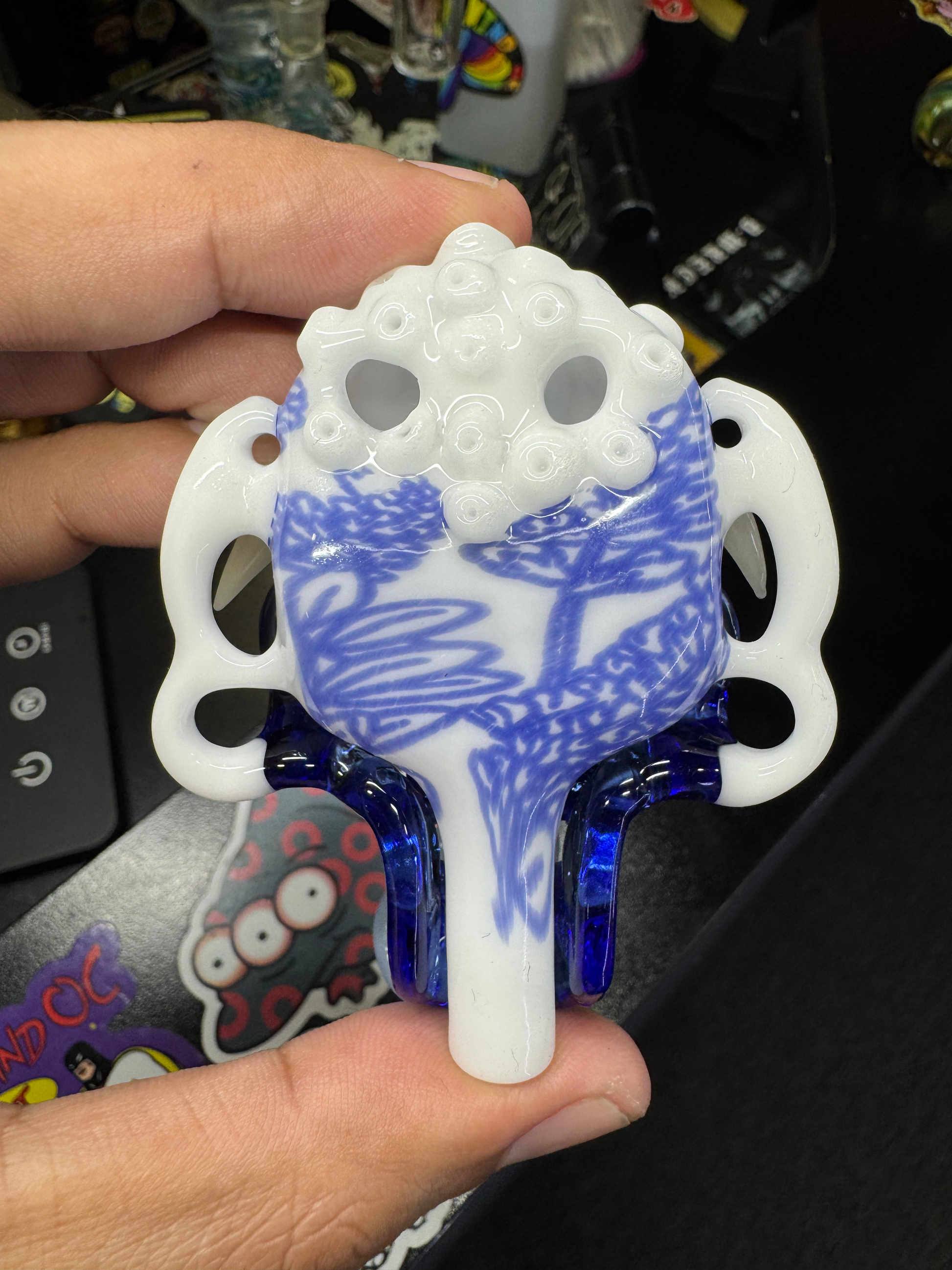 Hoobs x Salt x Kurt B Skull Face Pendant