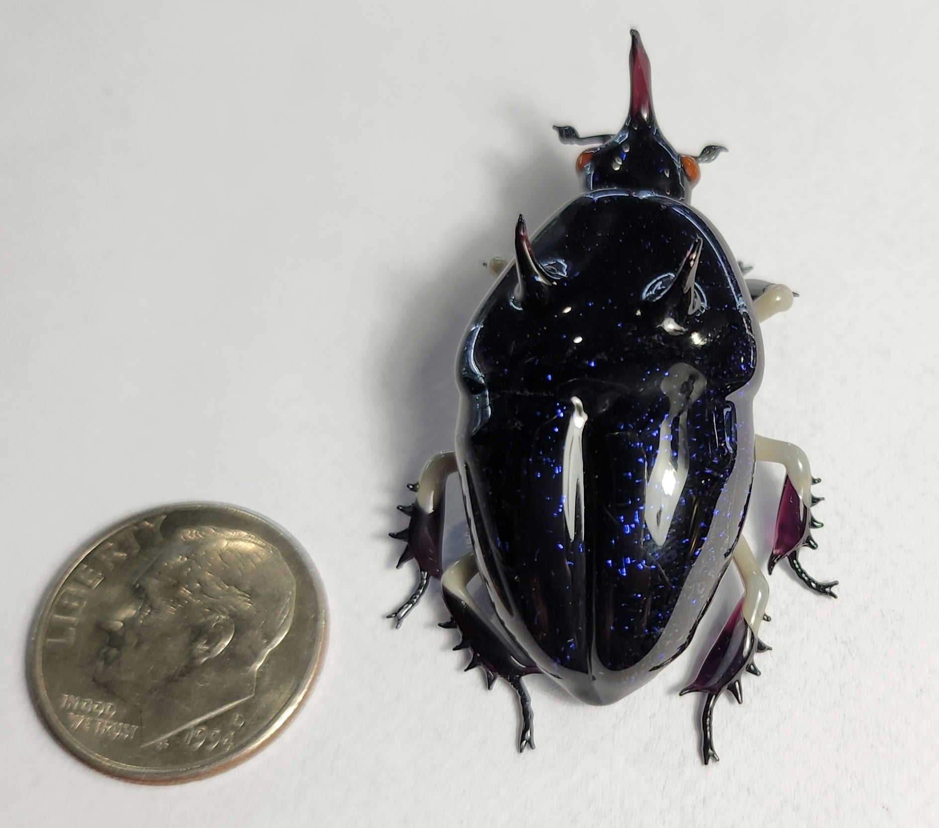 Vetropod Sapphire Rhino Beetle