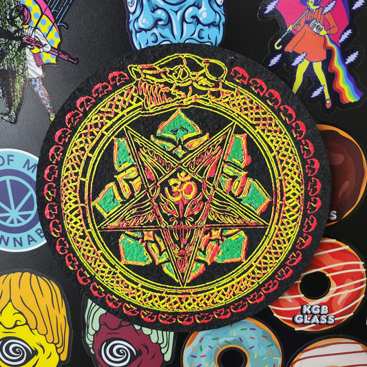 Dwreck UV Baphomet Lotus Moodmat