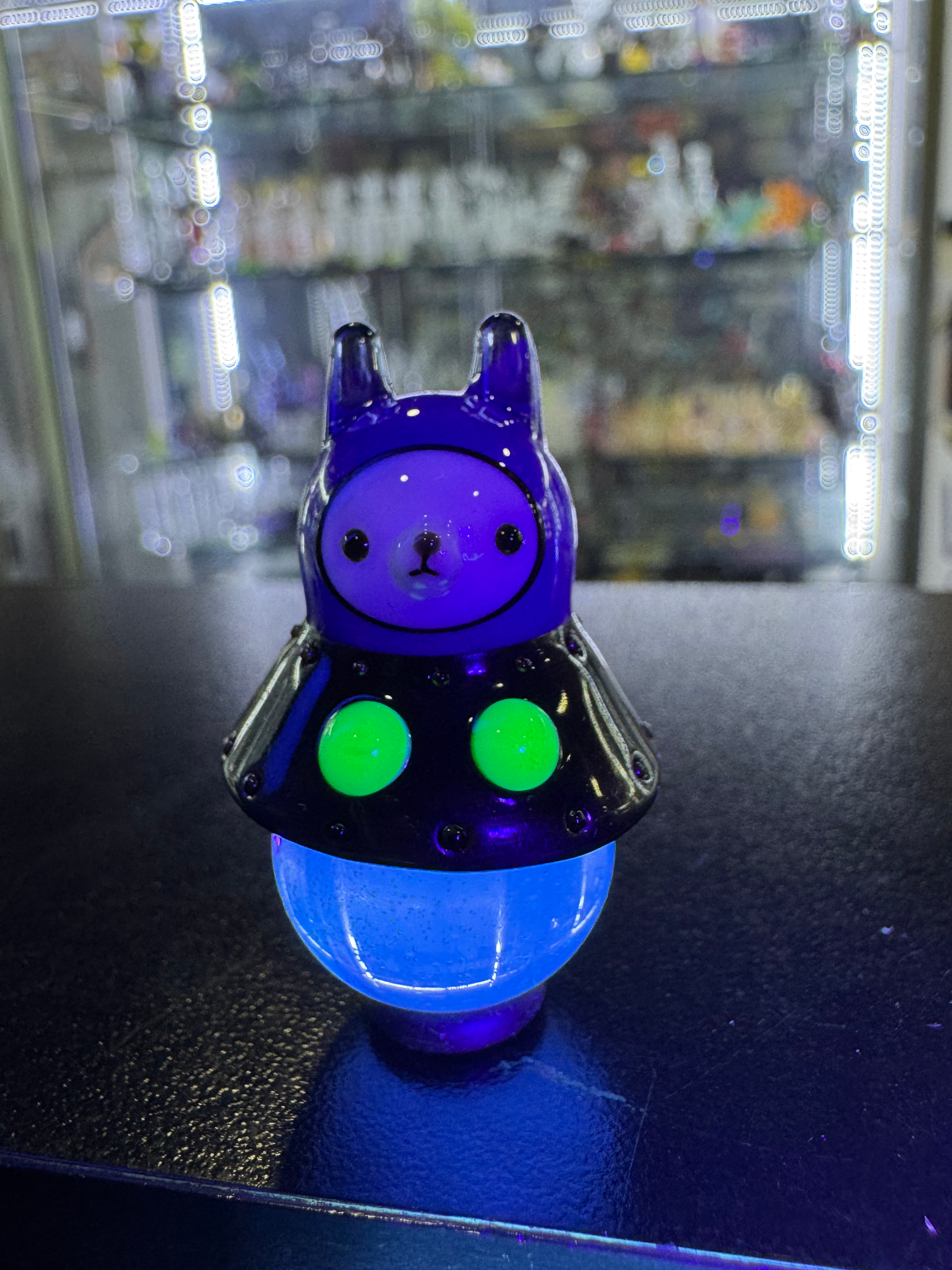 Aquariust UV UFO Chappy 20mm Slurper Marble Blue V