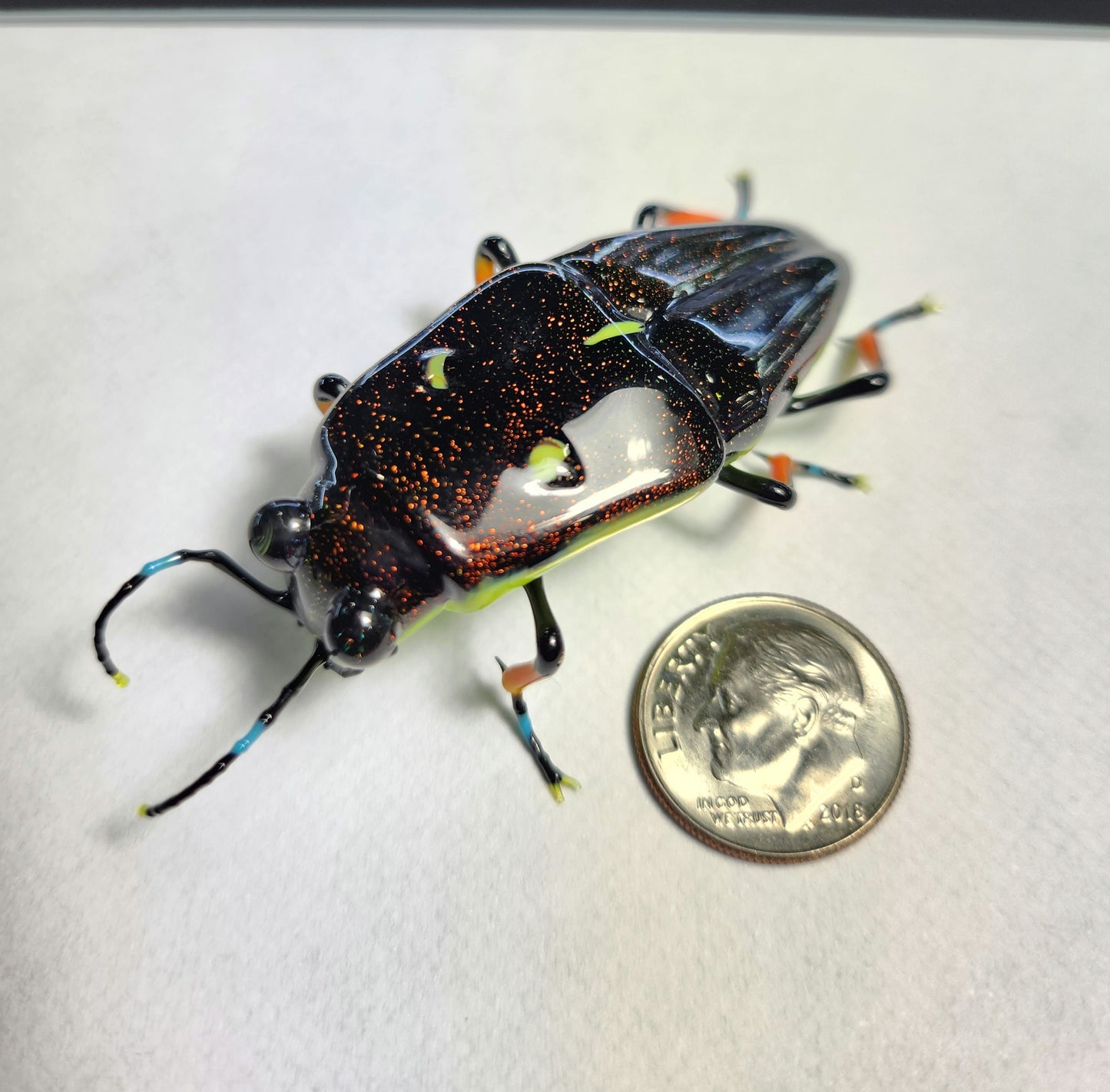 Vetropod Green Spotted Jewel Beetle