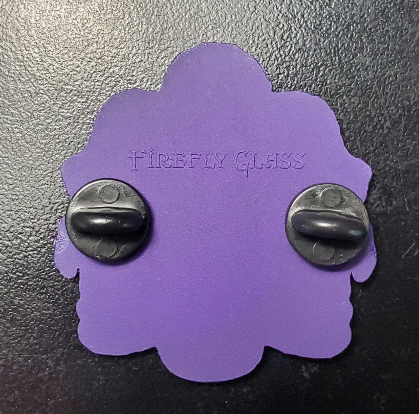 Fire Fly Killa Gorilla Hat Pin Purple Back