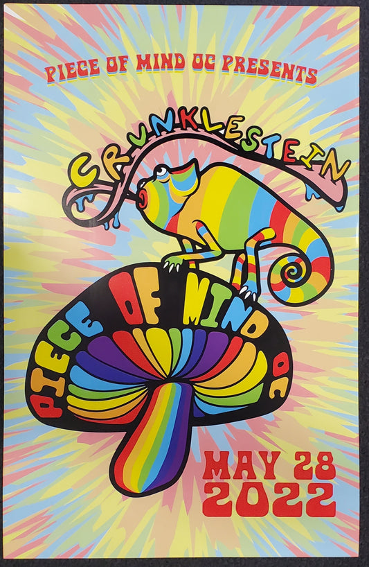 Crunklestein x Piece of Mind OC Show Poster 2022