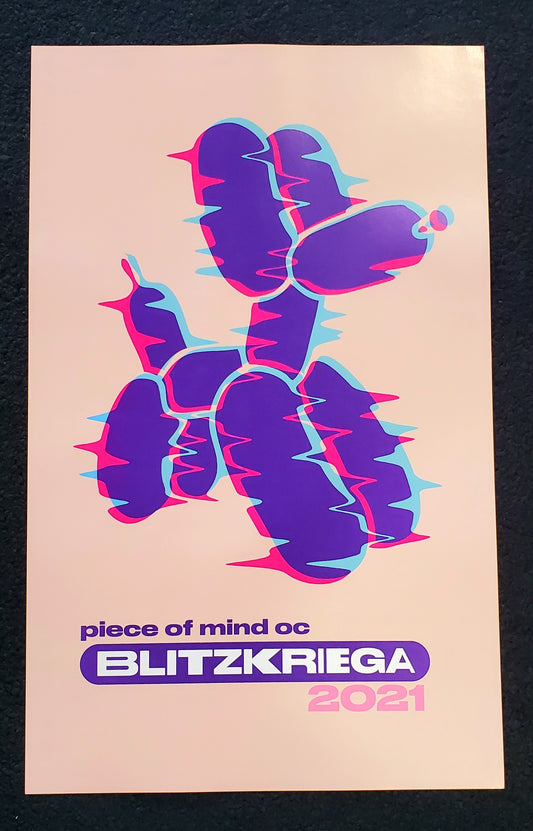 Blitzkrieger x Piece of Mind OC Show Posters
