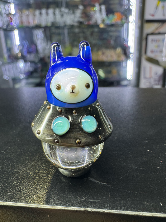 Aquariust UV UFO Chappy 20mm Slurper Marble Blue V