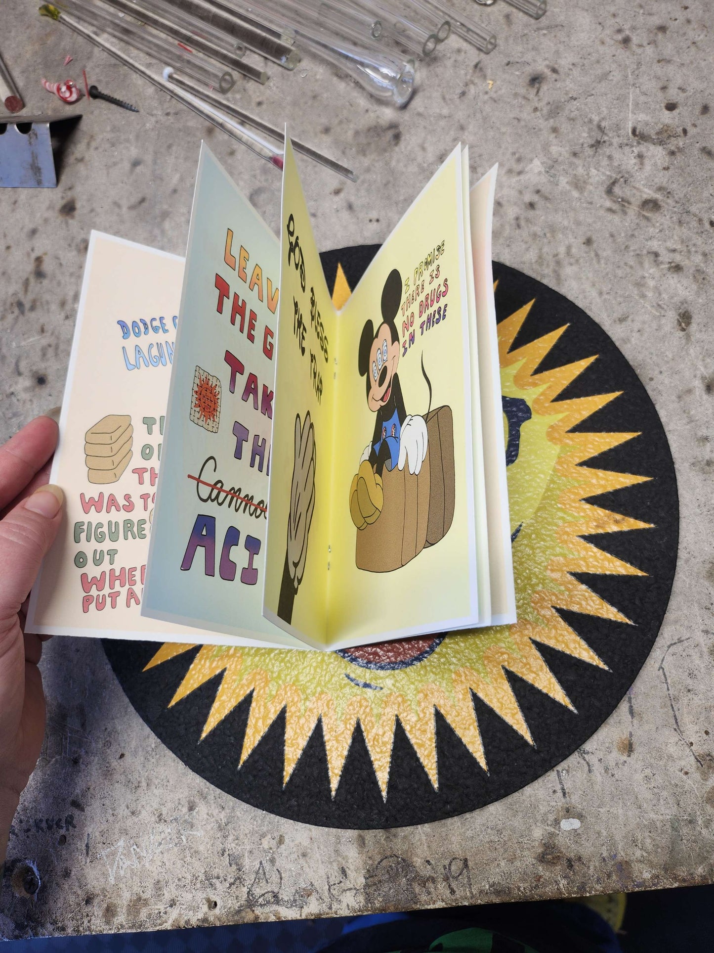 Long Live the Hippie Mafia Zine booklet by Lot Comedy Wookerson
