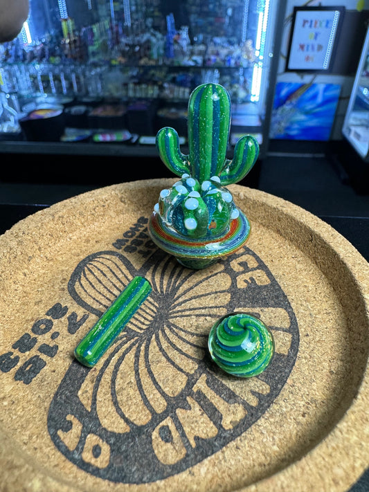 Darby Cactus Mushroom Slurper Set