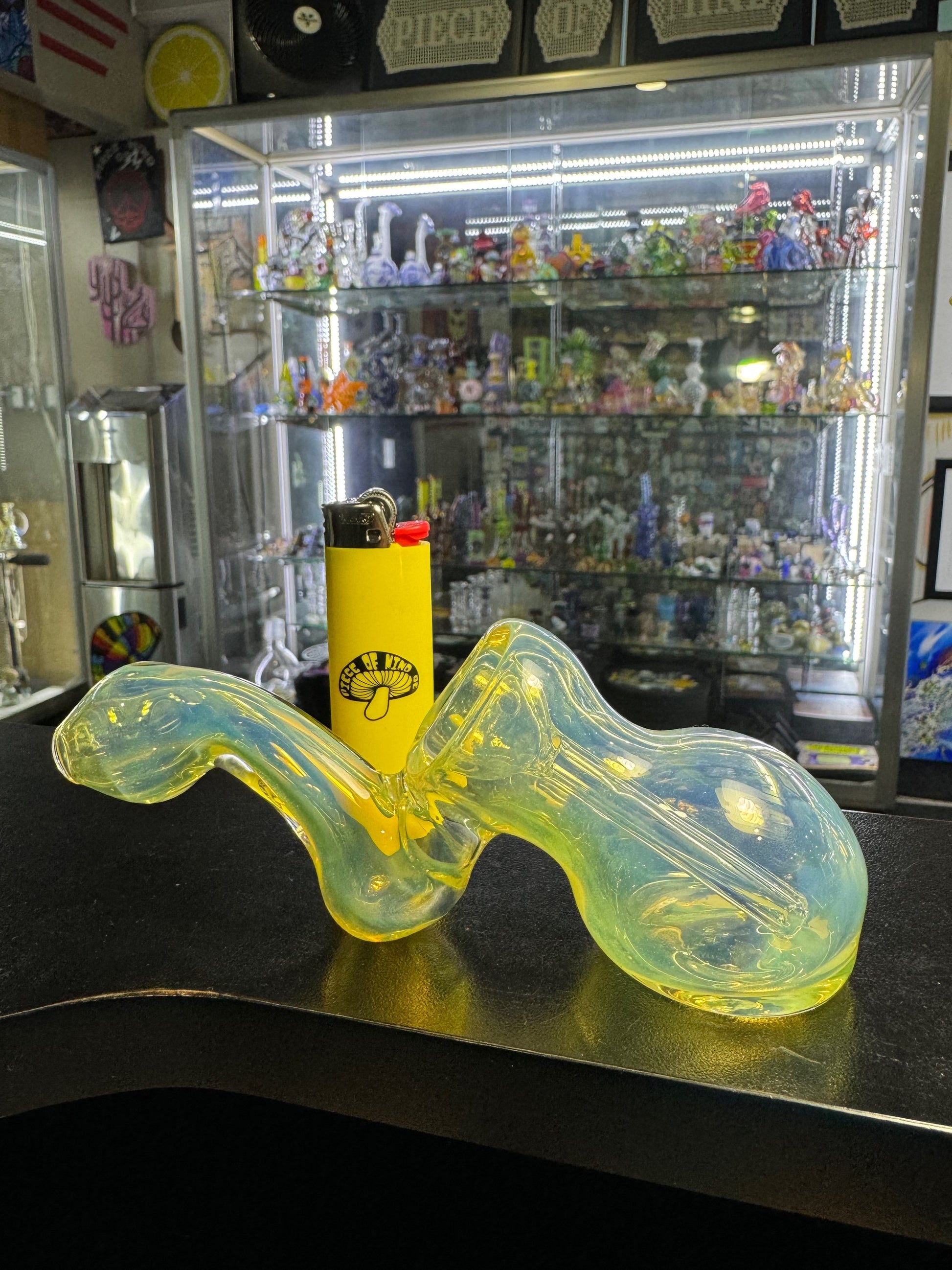 Laydown Kickback Fume Bubbler
