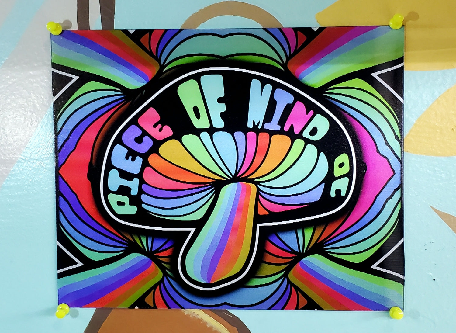 Piece of Mind OC Reflective Lenticular Print