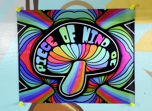 Piece of Mind OC Reflective Lenticular Print