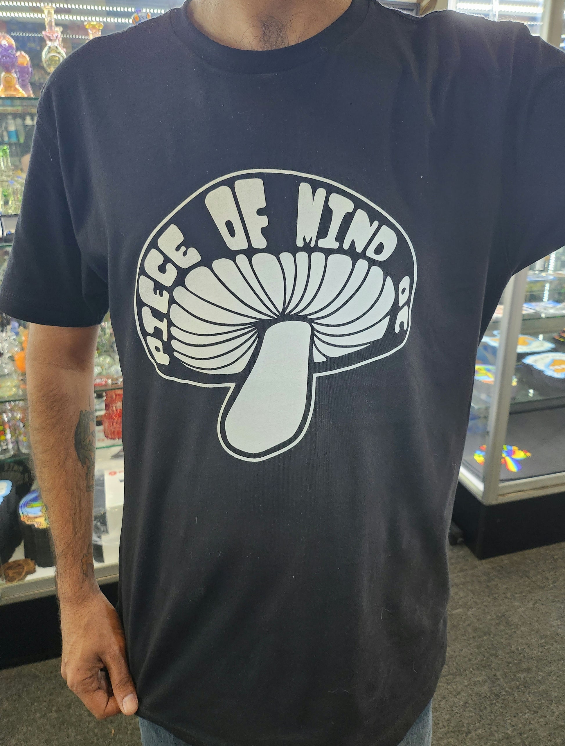 Piece of Mind OC Mushroom Purple UV Edition Tee Shirt