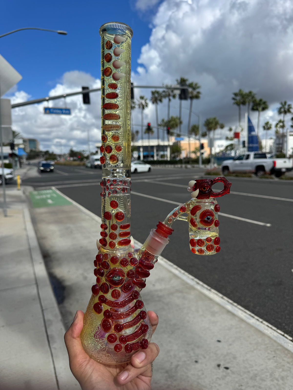 Salt x Governmint x Stephan Pierce # 11 Fume dome perc bell bottom tube.