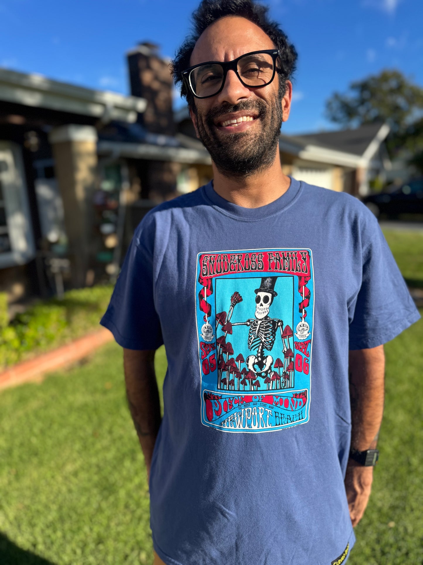 Baby Blue Snodgrass Family Clever Rooz Shirt
