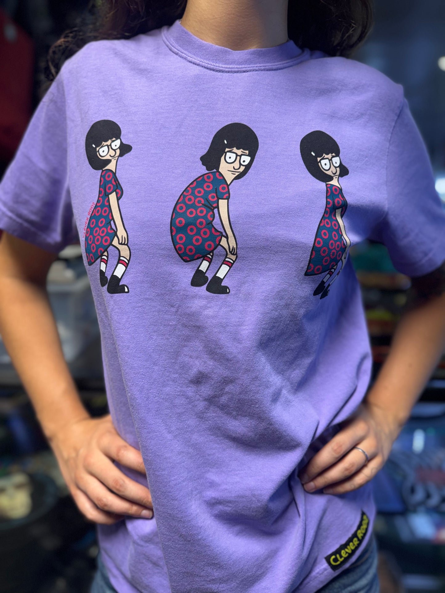 Clever Rooz Purple Dancing Twerking Tina Moma Dance ( bobs burgers )