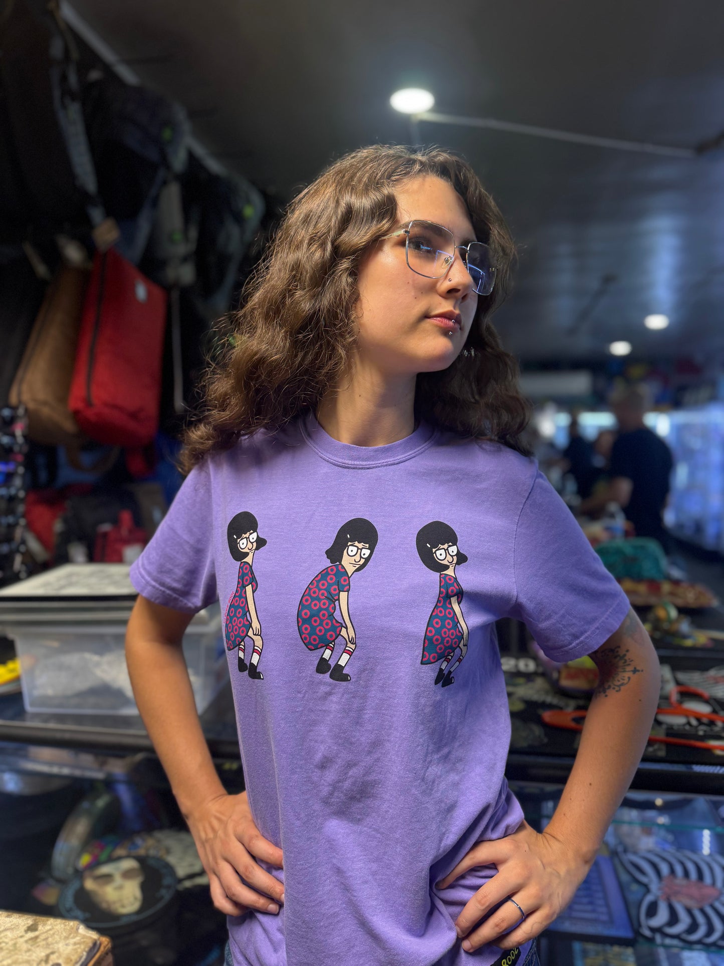 Clever Rooz Purple Dancing Twerking Tina Moma Dance ( bobs burgers )