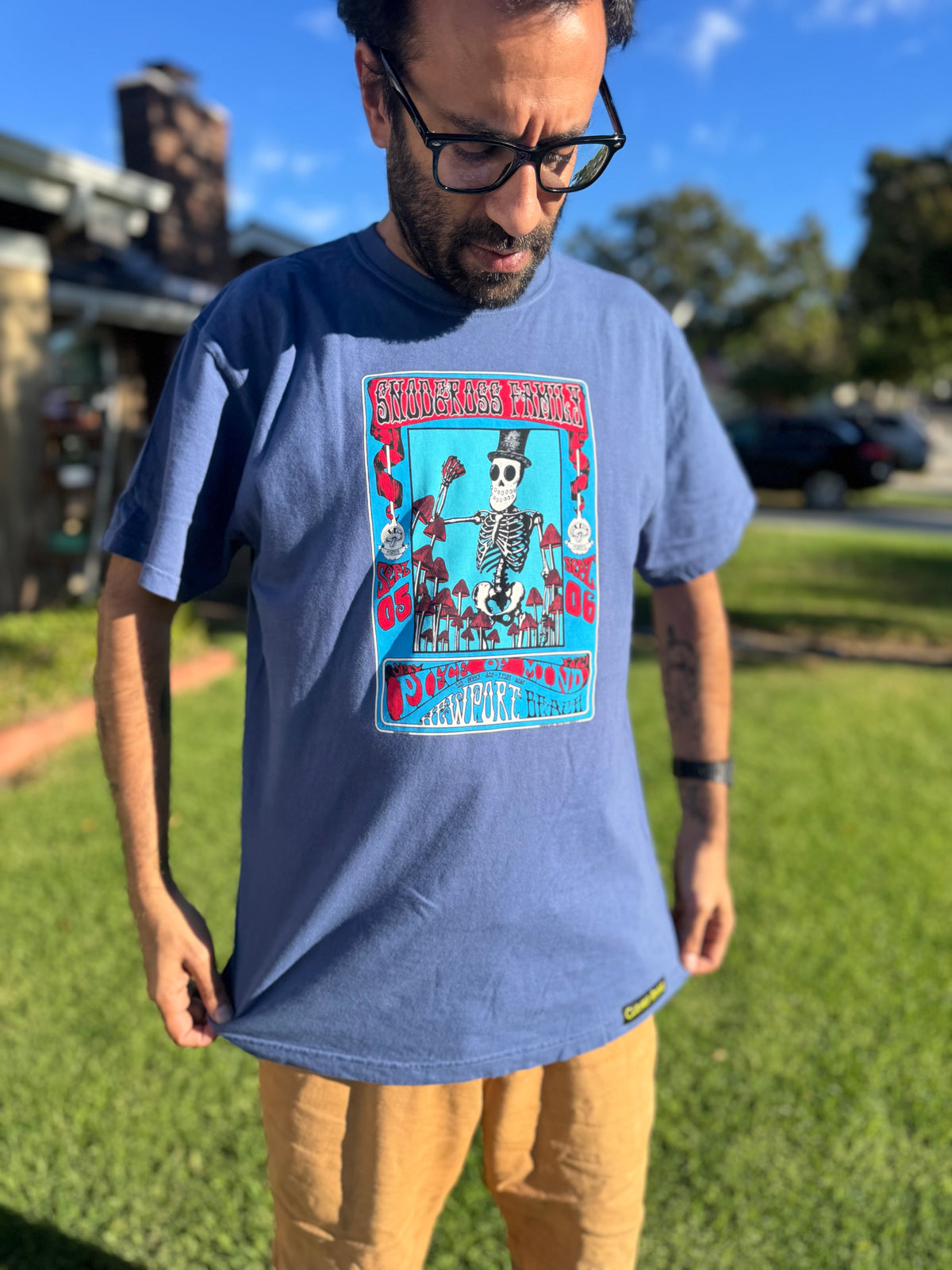 Baby Blue Snodgrass Family Clever Rooz Shirt