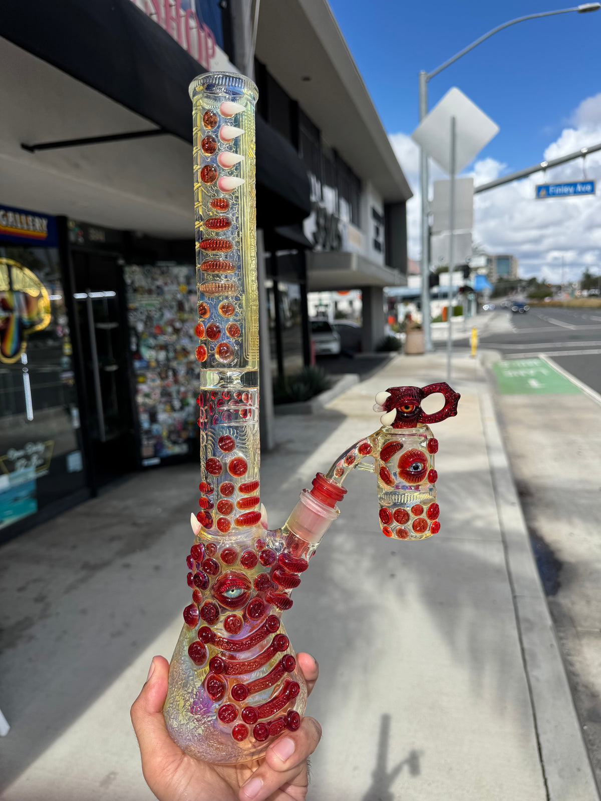 Salt x Governmint x Stephan Pierce # 11 Fume dome perc bell bottom tube.